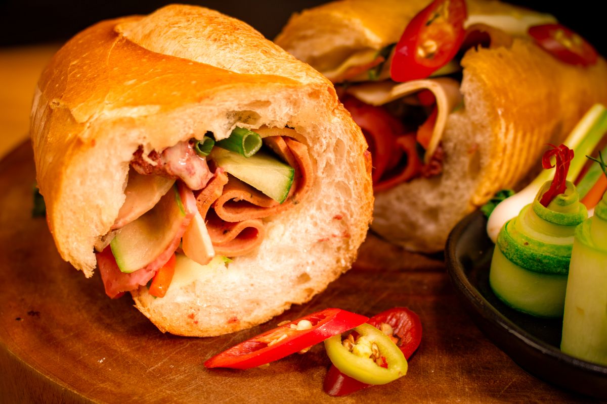 Lemongrass beef sub